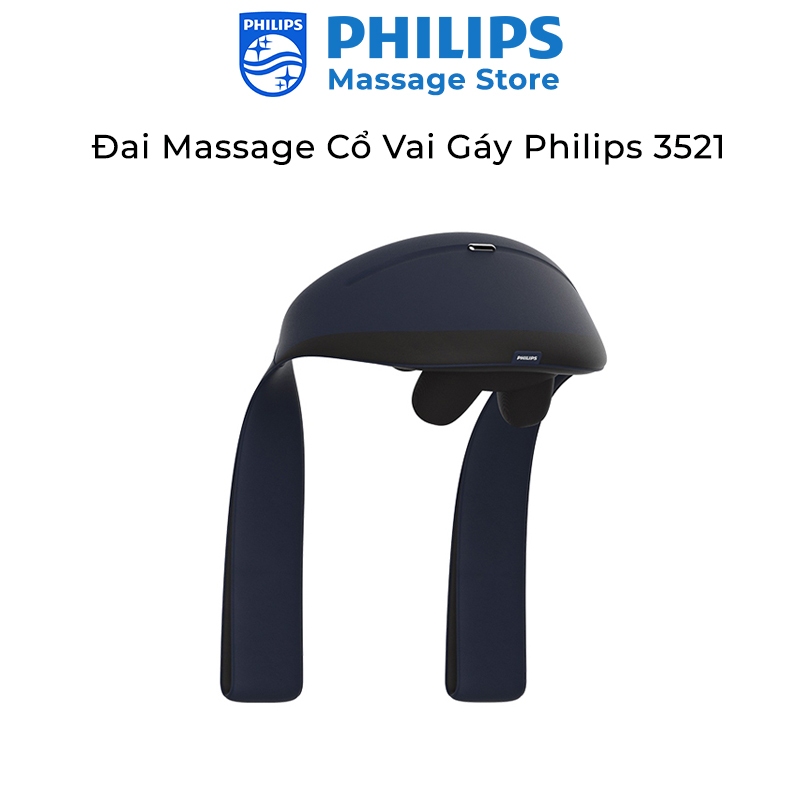 Máy Massage Cổ Vai Gáy PHILIPS 3521 [BH 24 THÁNG] massage 3D Mô Phỏng Các Đầu Ngón Tay Ôm Sát Vùng C