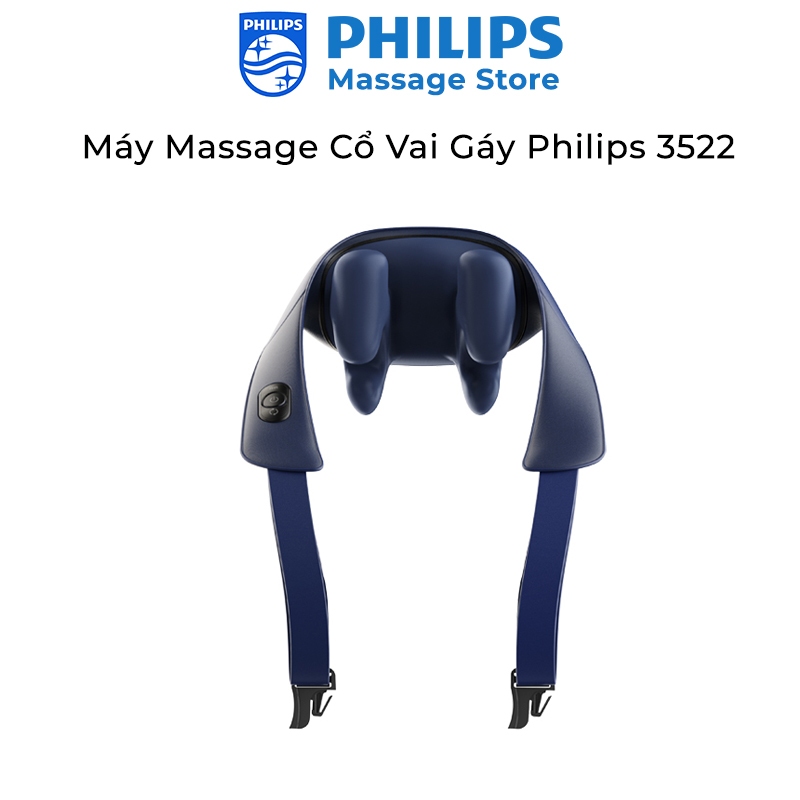 Máy Massage Cổ Vai Gáy PHILIPS 3522 [BH 24THÁNG] Massage Mô Phỏng Các Đầu Ngón Tay Ôm Sát Vùng Cổ Vai Gáy