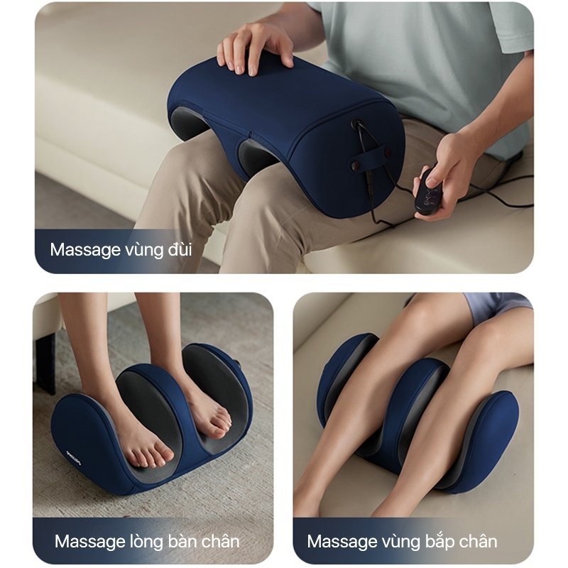 Máy Massage Chân PHILIPS 6331[BH 24 THÁNG] Mát xa vùng chân 2 chế độ và chườm ấm hiệu quả massage các vị trí của chân