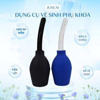 Dụng cụ thụt rửa hậu môn JUNCAI 310ml bình xịt rửa vệ sinh âm đạo dụng cụ vệ sinh hậu môn vòi mềm