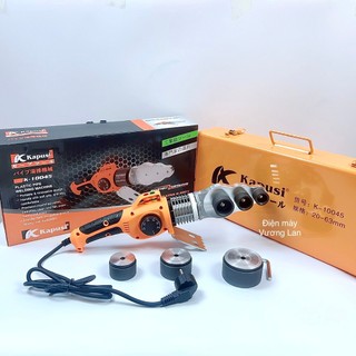 Máy hàn ống nhiệt, ppr cao cấp 20-63mm, 1200w kapusi japan, điều chỉnh nhiệt: 0-300°c