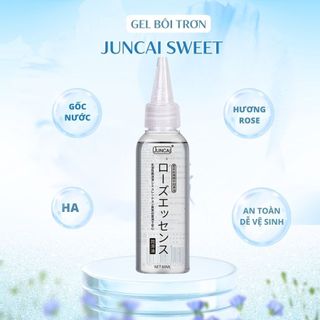 Gel bôi trơn JUNCAI Rose gốc nước tinh chất hoa hồng dưỡng ẩm và se khít 60ml