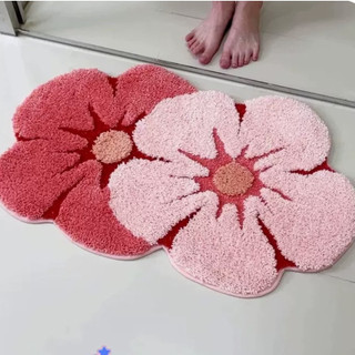 Thảm Bếp Chống Trượt Thú Cưng Đáng Yêu Thảm Lau Chân Lông Cừu Sakura JP Bedding Decor