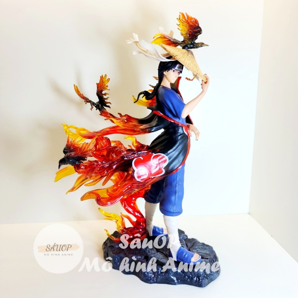 Mô hình Naruto MRJ Akatsuki Uchiha Itachi cầm nón cao 29cm (Mô hình Anime Naruto figure)