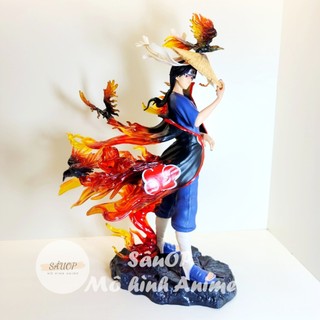 Mô hình Naruto MRJ Akatsuki Uchiha Itachi cầm nón cao 29cm