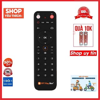 Điều khiển tivi đầu box fpt play box + có giọng nói , remote dùng cho tivi đầu box fpt play box + có giọng nói