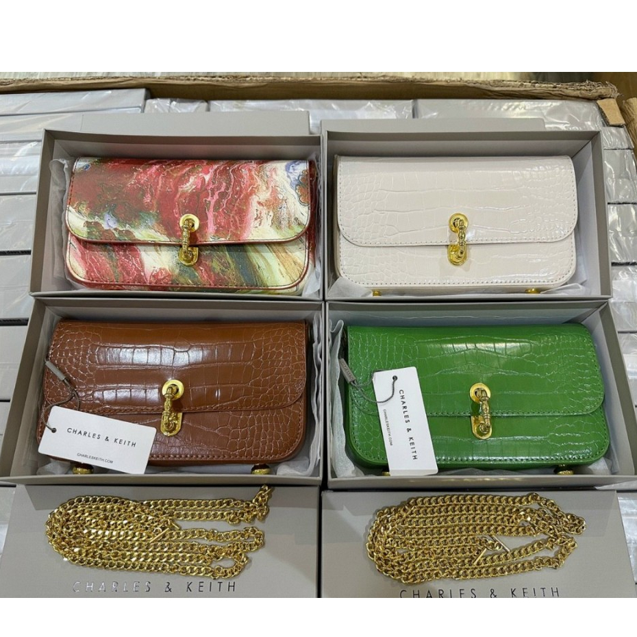 FULLBOX túi đeo chéo nữ fullbox Ck2-70681023 Size: 20cm*4cm*10cm full màu