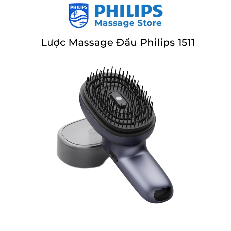 Lược Điện Massage Da Đầu PHILIPS 1511 [BH 24 THÁNG] massage thư giãn kích thích tuần hoàn máu,tinh dầu chăm sóc tóc