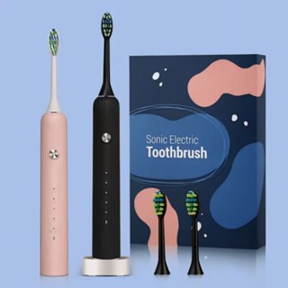 Bàn chải đánh răng điện cao cấp TEKKIN SONIC TI-819 tặng hộp đựng cao cấp rung cực mạnh 5 chế độ chống nước