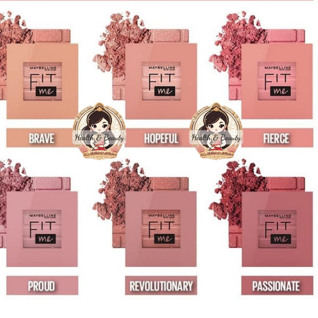 Phấn má hồng Maybelline Fit Me Blush Shade mịn lì bền màu lâu trôi 4.5g Thái Lan