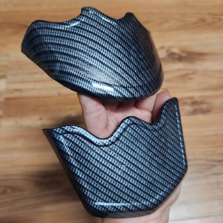 Bộ ốp mũi dè trước và dè sau nhựa abs vân carbon cho sh mode 2020 - 2024 hàng artistar