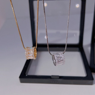 Dây chuyền mì kèm mặt trụ baguet mẫu mới Kami trang sức sỉ