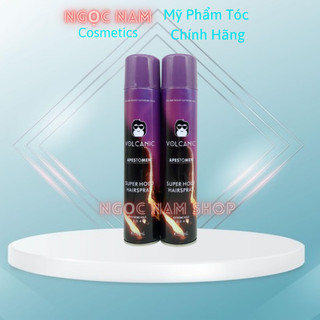Gôm Xịt Tóc Nam Volcanic - Thơm - Cứng ( Chai 350ML)