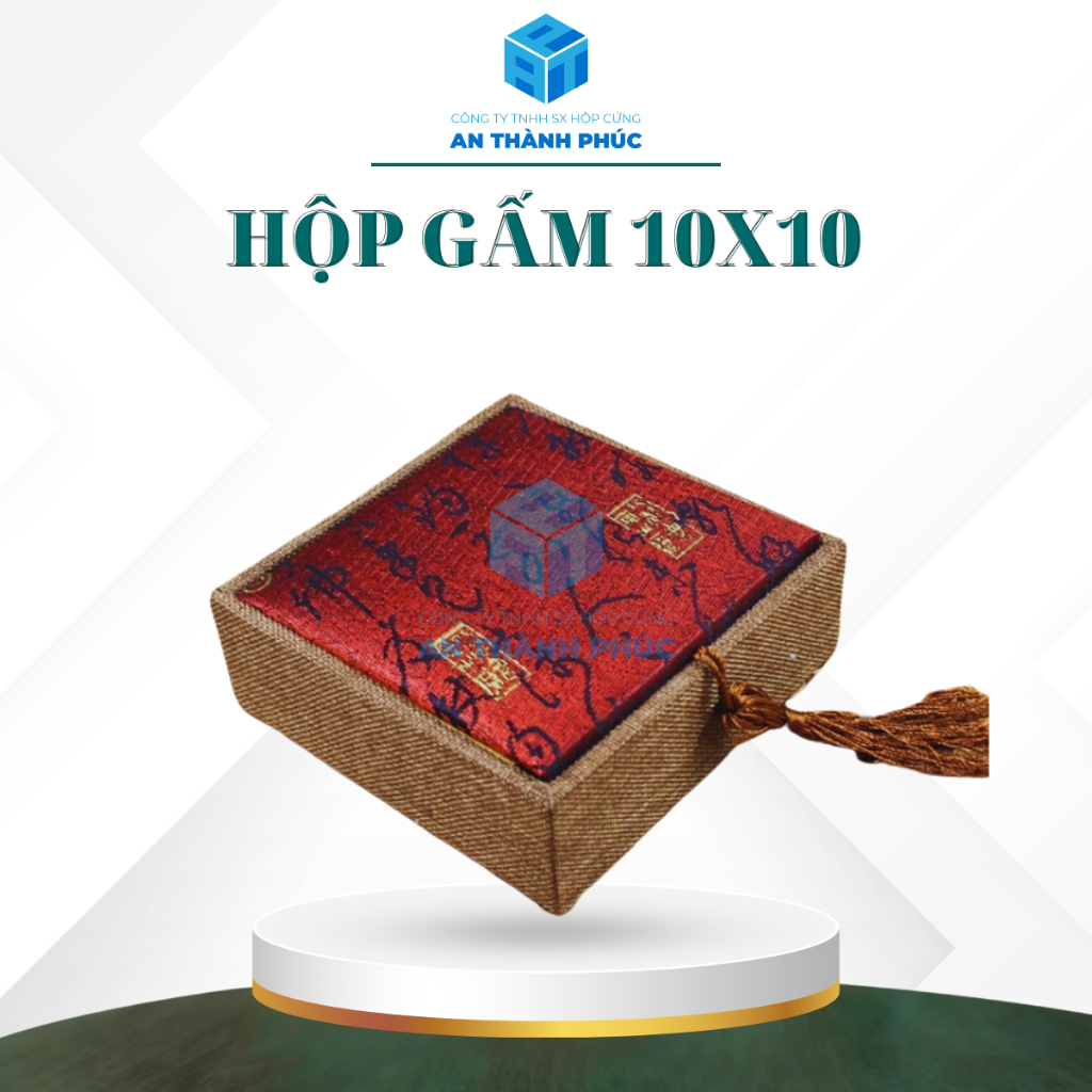 [ Sỉ Hộp Gấm 10x10cm
