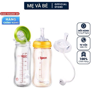 Núm hút kèm bóng trọng lực cho các bình sữa cổ rộng, moyuum, pigeon, .... hàng Việt nam