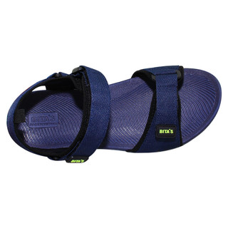 Sandal đế bằng nam Bita's SPS.147 (Navy + Đen + Xám)
