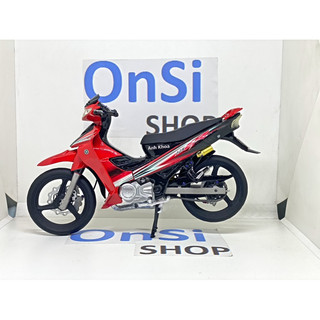 MÔ HÌNH XE YAZ 125ZR ĐỘ PHIÊN BẢN CHI TIẾT (ĐỎ) TỈ LỆ 1/12