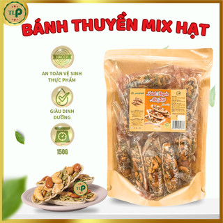 Bánh thuyền mix hạt tân lộc phát bịch 150g