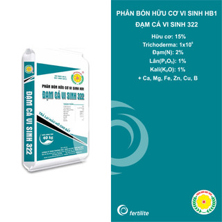 Phân bón hữu cơ vi sinh hb1 - đạm cá vi sinh 322