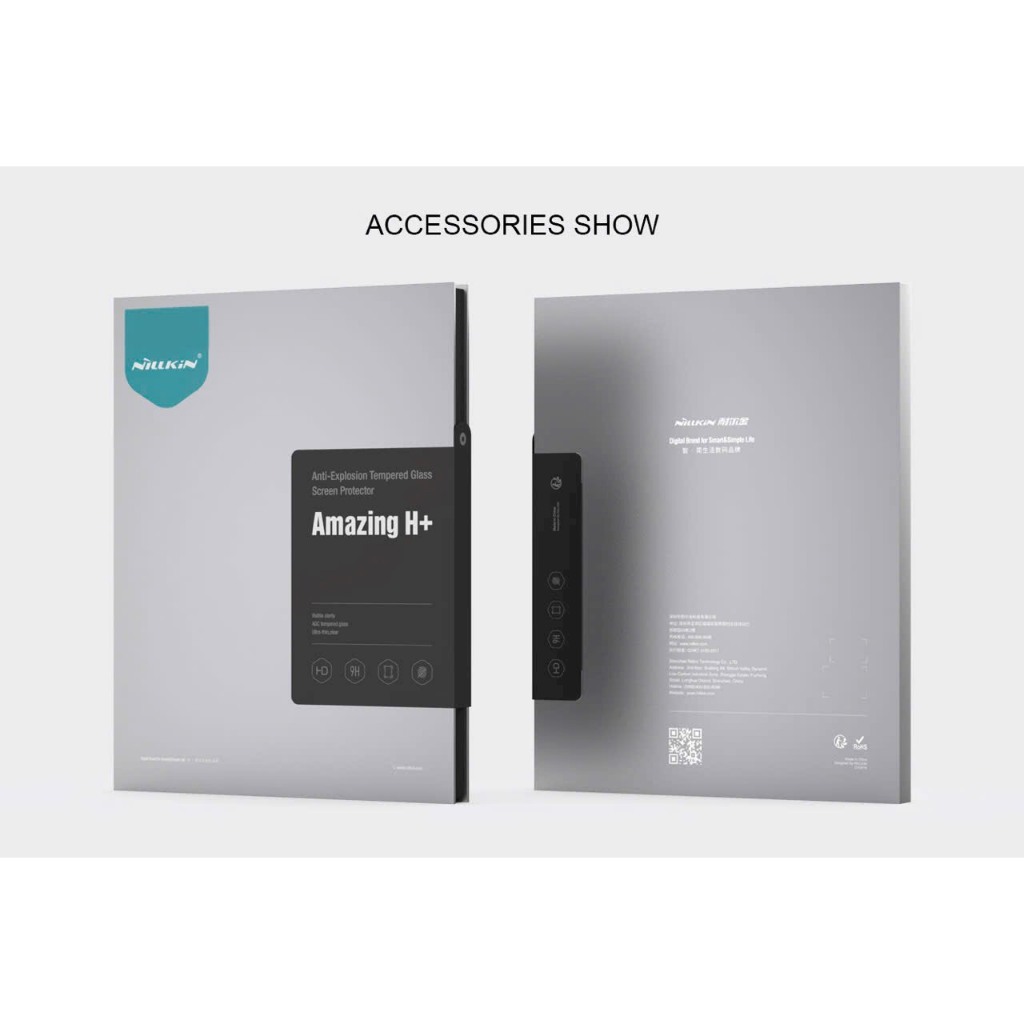Kính cường lực Nillkin Amazing H+ cho iPad Pro 11 M4 2024/ Pro 13 M4 2024/ Air 6 11inch/ Air 6 13 in