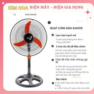 Quạt lửng ASIA A16008 CHÍNH HÃNG
