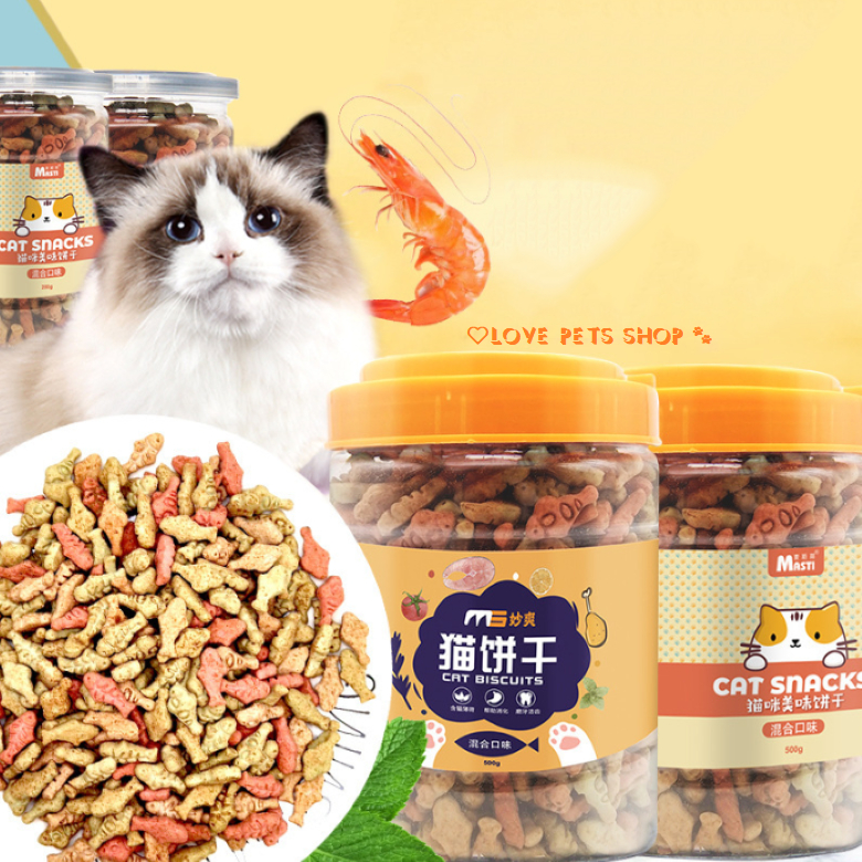 Bánh cá vị cỏ catnip cho Mèo - Love pets Shop