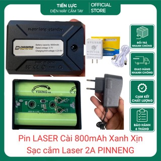 Pin,Sạc Máy Bắn Cốt Laser Cân Mực Dạng Gài DUNG LƯỢNG 8000 mAh -Pin Cân Bằng Laser