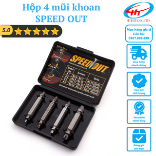 Hộp 4 mũi khoan speed out