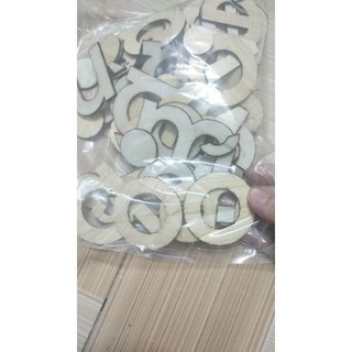 Khuôn chữ cái gỗ + số 5cm, 7cm