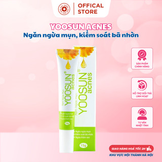 Kem Ngừa Mụn Yoosun Acnes Tuýp 15g - Sạch Mụn,Thâm Từ Thảo Dược,Cho Da Dầu,Khô Đầu Đen,Mụn Mủ