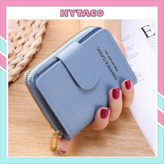 Ví nữ mini ngắn cầm tay dễ thương cute học sinh thời trang Phong Cách Hàn Quốc tiện lợi HYTACO