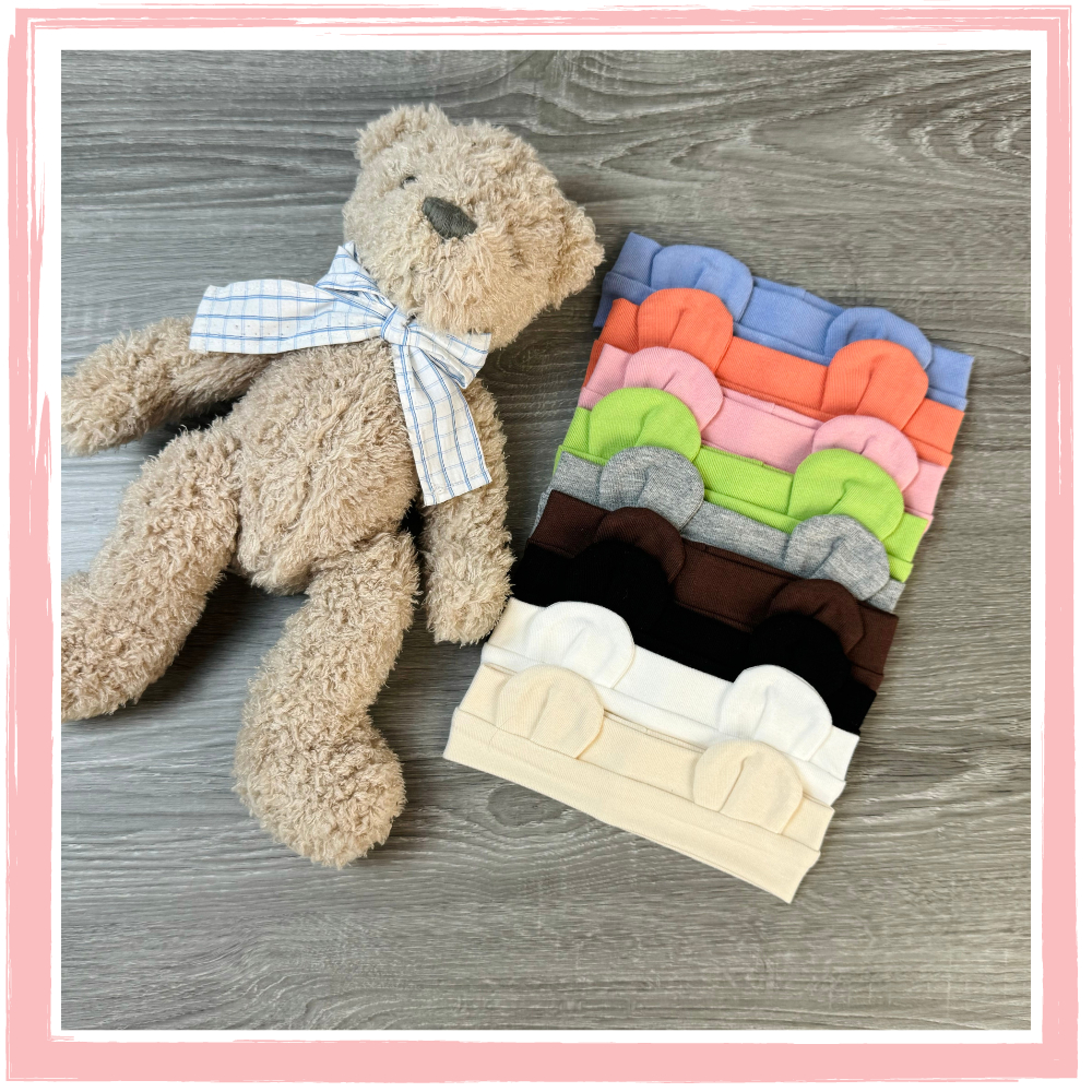  Băng đô tai gấu cho bé trai bé gái 