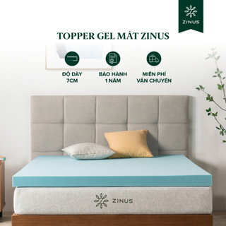 Topper Gel Mát 7cm Zinus - 3in Cooling Memory Foam Topper