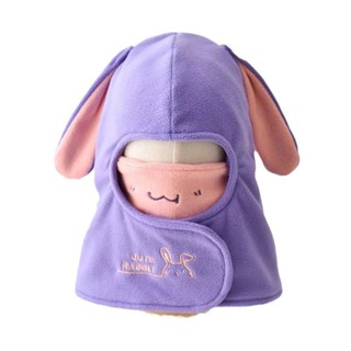 Mũ Trẻ Em Kiêm Khẩu Trang Thu Đông, Nón Đa Năng Cho Bé, Khăn Choàng Cổ Bảo Vệ Tai, Mũ Chống Gió, Giữ Ấm Cho Bé(JA SMART)