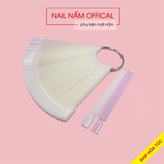 Que móng vuông làm mẫu nail, học nail túi 50 que