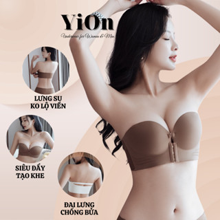 Áo Ngực Không Dây Cài Trước Nâng Ngực Mút Dày 5 cm  AST05  Không Lộ Viền Chất Su Cao Cấp Chống Tuột 946 YiOn Underwear