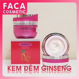 Kem nám ban đêm Ginseng nhân sâm, mỹ phẩm làm mờ nám và giúp tái tạo da ban đêm Night Cream.