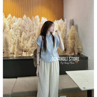Sơ mi kẻ rúm siêu hot ChangLi