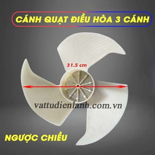 Cánh quạt 3 cánh nagakawa chạy ngược chiều dùng cho dàn nóng điều hòa