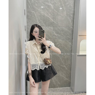 Sơ mi ren ngực hot hit qcl1