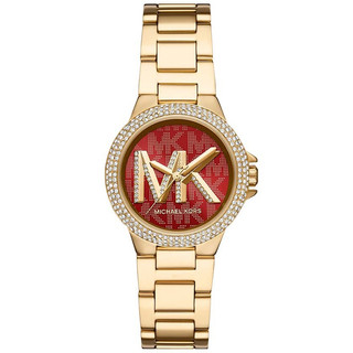 Đồng Hồ Nữ Michael Kors MK7196 Vỏ Gold Mặt Đỏ Size 33mm