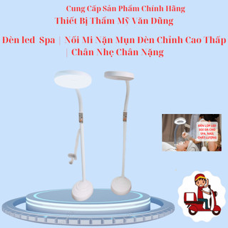 Đèn led spa | nối mi nặn mụn đèn chỉnh cao thấp | chân nhẹ chân nặng. dùng cho spa - tmv