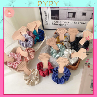 Dây Buộc Tóc Scrunchies Nhiều Màu Hàn Quốc Xinh Xắn