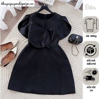 Đầm bigsize nữ kiểu thiết kế cao cấp sang trọng phù hơp mọi dịp thuynguyenbigsize 50-90kg