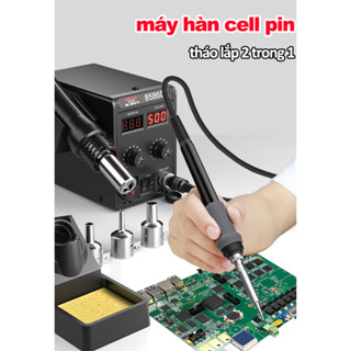 máy hàn mini,mỏ hàn thiếc 2 trong 1 Phụ Kiện Máy Hàn Và Khò Kết Hợp Chuyên Dùng Cho Thợ Điện