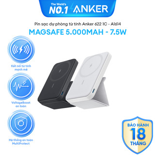 Pin sạc dự phòng từ tính anker 622 magnetic maggo 5000mah 7.5w - 1 cổng usb-c - a1614