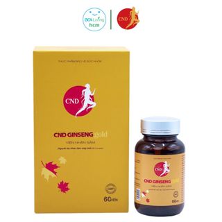 Viên uống nhân sâm CND Ginseng gold hộp 60 viên