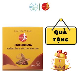 Nhân sâm và táo đỏ hòa tan CND Ginseng hộp 20 gói