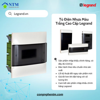 Tủ Điện Nhựa Màu Trắng Cao Cấp Legrand