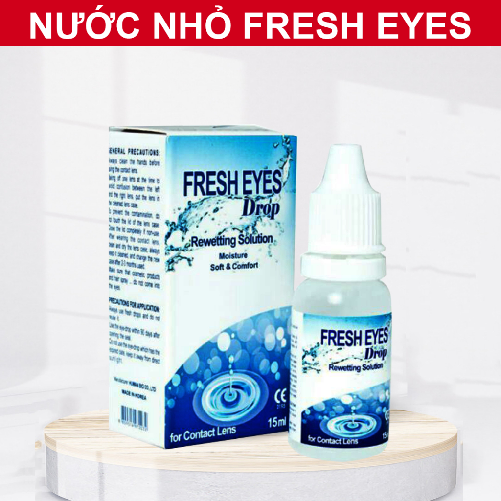 Nước nhỏ mắt đeo kính áp tròng Fresh Eyes